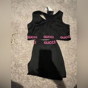 Gucci two piece short set